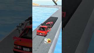 CAR Crash Short shorts funnyshorts cartoon car 5starfun bus buscrash carcrashgame [upl. by Ecad]