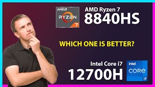 AMD Ryzen 7 8840HS vs INTEL Core i7 12700H Technical Comparison [upl. by Eitak]