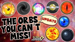 Complete Guide of the Best Orbs in Update All Star Tower Defense [upl. by Eyoj]