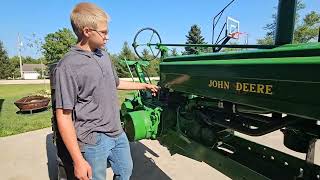 1940 John Deere B Vintage Tractor Restoration  Dodgeland FFA 2024 Chevron TRC Entry [upl. by Bithia]