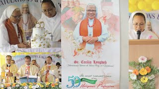 50 snem Ka Jingiaid Lynti I Sr Cecilia Lyngdoh Kum I Riewniam  St Teresas Convent Jowai [upl. by Peh132]