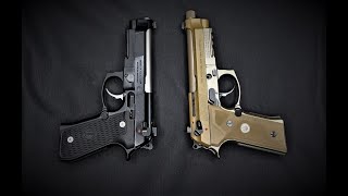 NEW BERETTA M9A3 vs 92G ELITE LTT LANGDON TACTICAL COMPARISON REVIEW [upl. by Amye857]