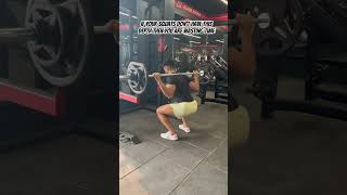 Learn how to do squats Comment squat I l make a tutorial video squat legworkout gymtips [upl. by Aihsal375]