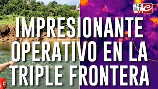 Impresionante operativo en la triple frontera contrabando en vivo [upl. by Yerac]