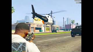 GTA 5 LSPD Vs Franklin 720p Vespucci Canals Vespucci Los Santos [upl. by Suravat835]