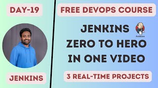 Day19  Jenkins ZERO to HERO  3 Projects Live Docker Agent Interview Questions  k8s gitops [upl. by Quinta]