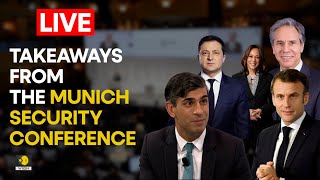 Munich Security Conference Highlights Who said what at the conference  RussiaUkraine war  WION [upl. by Brenan]