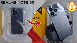 Realme Note 50 iP54 Water Test 💦💧 Actually Waterproof Or Not⚠️⚠️ [upl. by Wj]