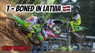 I GOT WIPED OUT  MXGP RD 9 [upl. by Adlay553]