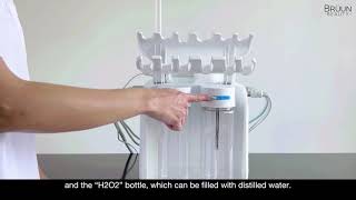 How to SET UP 2 Hydra Aqua Facial Machine 7 in 1 Tutorial  h2o2 H Radio Frequency [upl. by Alleoj623]