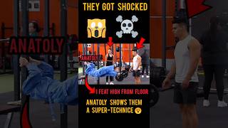 ANATOLY 😱🔥 SHOCKED ‼️ THEM Anatolyprank Gymprank Prank Motivational Fyp Fitness viralshorts [upl. by Gregrory]