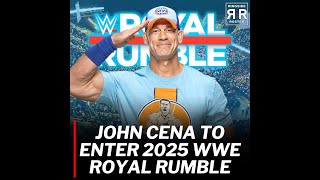 John Cena Confirmed For The 2025 WWE Royal Rumble [upl. by Hareehat]