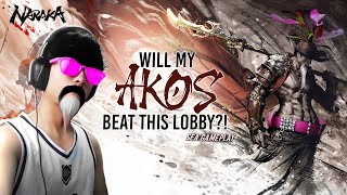 NARAKA Bladepoint Pro 1 PEAK SEA gameplay  TAKEDA LOBBY VS AKOS [upl. by Nirb400]