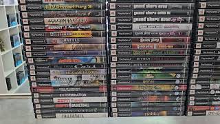 PS2 games pricedcleaned and just put on the shelves this morning 8Bit Hall of Fame [upl. by Anuqahs]