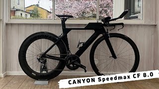 Canyon Speedmax CF 80 Time Trial Bike first impressions  My new triathlon bike [upl. by Gnni]