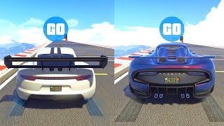 PFISTER NEON vs PFISTER 811 TEST DE VELOCIDAD GTA 5 ONLINE [upl. by Atihcnoc]