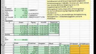 Investitionsrechnung Advanced mit Excel [upl. by Einuj]