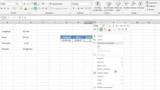 Agregar unidades de medida en excel m³ kgm² [upl. by Sherrard]