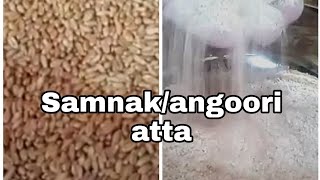 How to make SamnakAngoori Atta by Zaibunisah Kitchen  سمنک یا انگوری آٹا بنانے کا طریقہ [upl. by Nayd941]