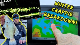 FULL Winter Crappie Breakdown Garmin Mapping amp Livescope [upl. by Glass]