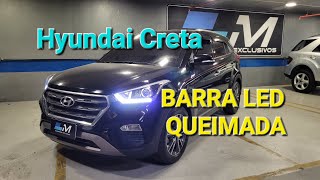 Hyundai Creta com barra led queimada tem solução  Kit full Led [upl. by Merari]