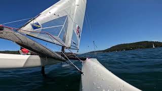 Cruising Pittwater on the Nacra 17 [upl. by Guglielmo]