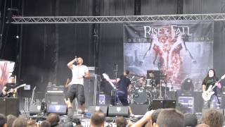 Ascend To The Throne  Rise To Fall Live  Resurrection Fest 2013 [upl. by Aisila]