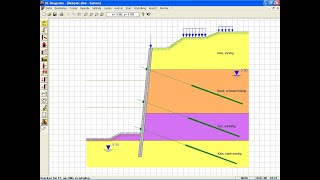 Berechnung von Baugrubenwänden mit DCSoftware  DCBaugrube [upl. by Cianca607]