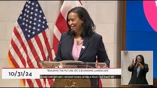 Mayor Bowser Hosts quotBuilding The Future DCs Economic Landscapequot  103124 [upl. by Ker]