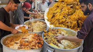 Famous Al Rehman Chicken Biryani  People are Crazy for Roadside Street Food Chicken Biryani [upl. by Ronoel361]