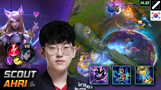 Scout Ahri Mid Build Blackfire Torch Electrocute  LOL KR GrandMaster Patch 1410 [upl. by Bach346]