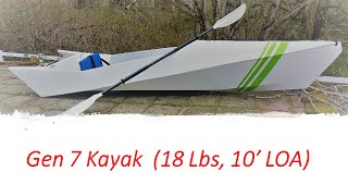 DIY Gen 7 Kayak  1st test [upl. by Marlowe663]