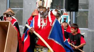 Alaska Kuteeyaa Dancers  Canoe song Native American dancers [upl. by Uy622]