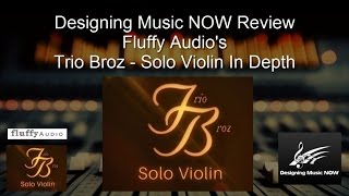 SOLO STRINGS REVIEW SEREIES Fluffy Audios Trio Broz Solo Violin In Depth [upl. by Bultman]