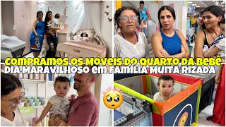 COMPRAMOS OS MÃ“VEIS DO QUARTO DA BEBÃŠ DIA MARAVILHOSO COM A FAMÃLIA MUITA RIZADA FEIRA DE CARUARU [upl. by Ruthy]