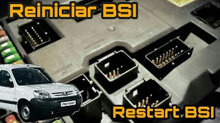 Reiniciar BSI  Peugeot Citroen PSA  PARTNER  BERLINGO  206  207 COMPACT  307  Xsara Picasso [upl. by Ardnassac]