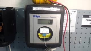 Drager Polytron 3000 How to Calibrate Gas Detectors Как калибровать Газ детекторы на судне [upl. by Lavona]