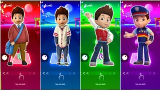 PAW Patrol  Ryder 🆚 Ryder 🆚 Ryder 🆚 Ryder 🎶Tiles Hop EDM Rush [upl. by Eldrida341]