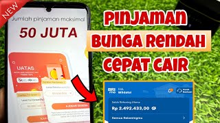 3 Pinjaman Online Bunga Rendah Cepat Cair Terbaru  Rekomendasi Pinjol Legal dan Terdaftar OJK [upl. by Orten421]