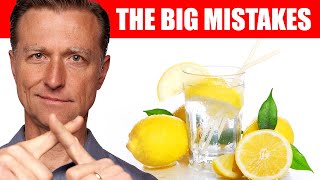 The 4 Mistakes People Make with Drinking Lemon Water and Juice [upl. by Otti]