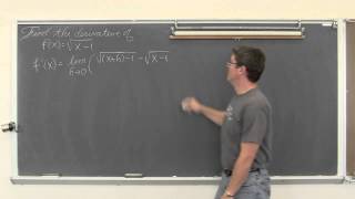 Finding Derivative with Definition of Derivative Calculus 1 AB [upl. by Ahsap72]