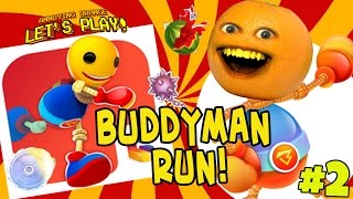 Annoying Orange Plays  Buddyman Run 2 [upl. by Akihsay452]