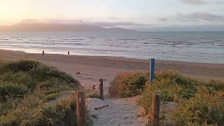 new zealandsunsetwaikanae beachkapiti island‎kapcoastsunsetcliviaseascapes [upl. by Nho271]