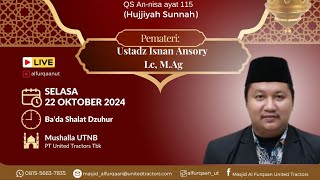 Tafsir Ayatul ahkam  Hujjiyah Sunnah  ust Isnan Ansory Lc MAg [upl. by Cordelia410]