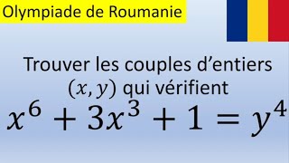 Olympiade junior roumaine  Une équation diophantienne à résoudre [upl. by Mauer307]