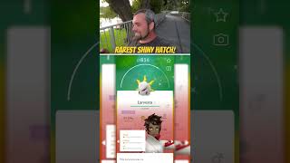 Hatching the Rarest Shiny Pokémon in pokemongo shorts pokemon [upl. by Amrak]