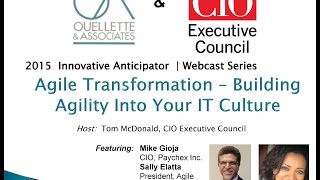 Agile Transformation  Building Agility Into Your Agile Culture [upl. by Mungovan]