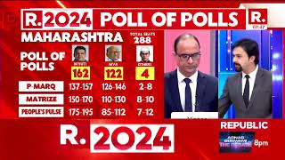 Poll Of Polls Maharashtra And Jharkhand Seat Share  MATRIZE  P MARQ  Republic TV [upl. by Hardwick]