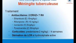 Méningites à liquide clair virales bactériennes infectieuses Diagnostic Traitement [upl. by Norod]