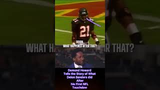 Desmond Howard first NFL TD and Coach Prime [upl. by Ayit]